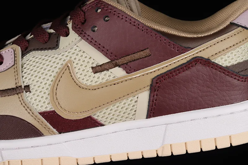 All categories Nk SB Dunk series Nk SB Dunk Low low-top skate shoes Nk Dunk Scrap stitching low-top skate shoes DH7450-100
